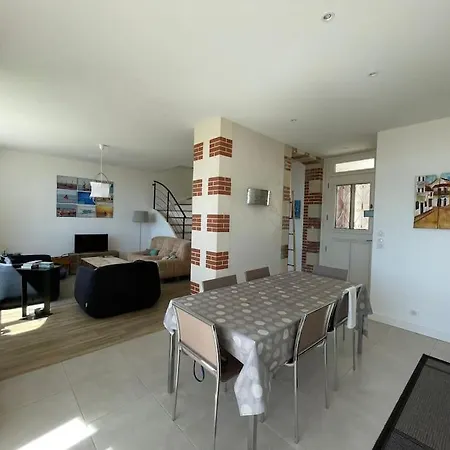 度假居 Pornichetine Pour 8 Personnes Face A L'ocean Et A 100m Du Marche 波尔尼谢